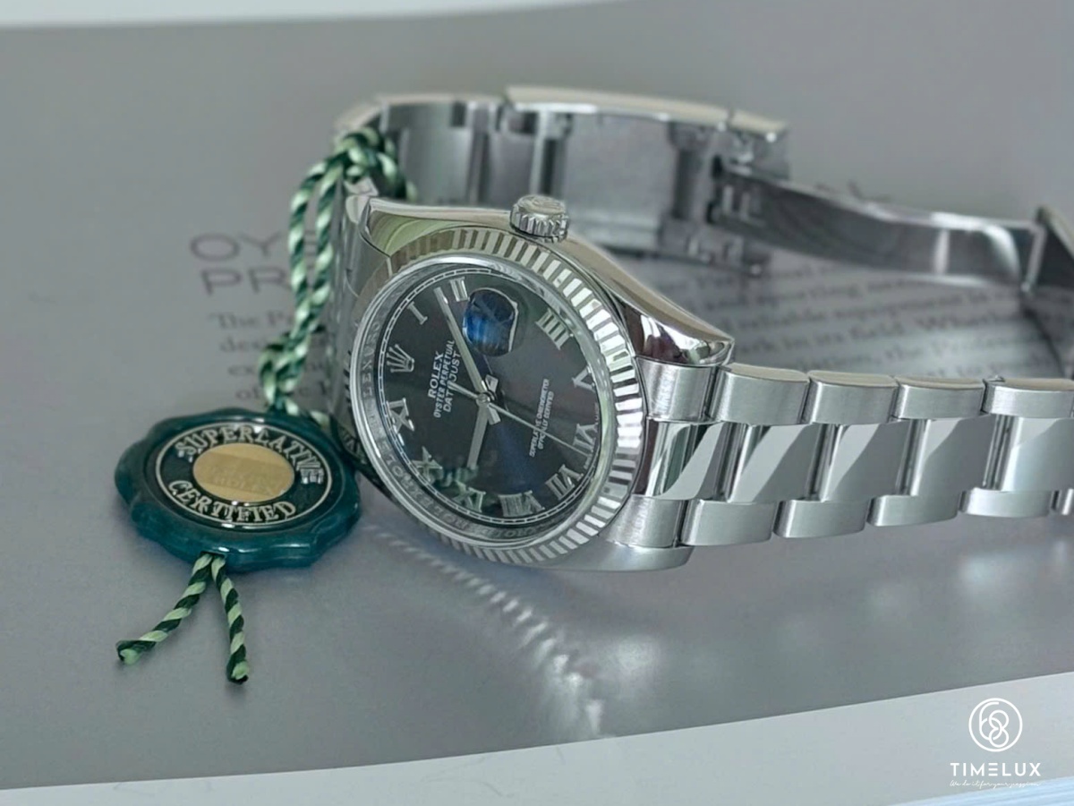 Đồng hồ Rolex 116234 Datejust Blue Roman Dial Oyster 36mm 